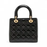 クリスチャンディオール レディディオール カナージュ パテントレザー