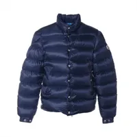 エルメス ナイロン×ポリウレタン ダウンジャケット ネイビー 22AW 2022年秋冬 HERMES エルメス ダウンジャケット フラップポケット付き