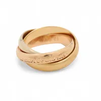 カルティエ トリニティ リング 750(YG×PG×WG) 6.9g 49 A4101791｜中古