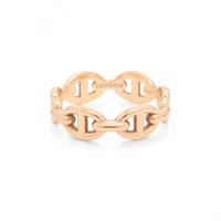 エルメス シェーヌダンクル アンシェネ リング 750(YG) 4.0g 53