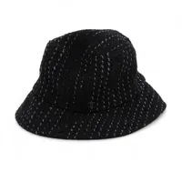 ヴィトン×草間彌生 AL0273 バケットハット コットン ブルー×ネイビー