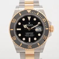 ロレックス サブマリーナーデイト 126613LN SS×YG SS×YG AT 黒文字盤