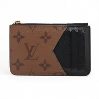 ヴィトン モノグラム ポルトモネシリング M60025 ブラウン コイン