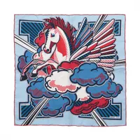 エルメス カレ45 Peinture Fraicheペンキ塗りたて スカーフ シルク