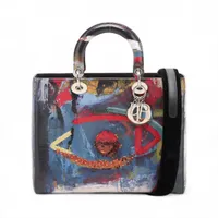 クリスチャンディオール レディディオール レザーxビーズ 2WAY