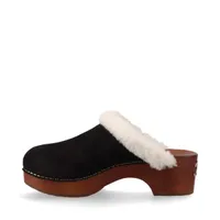 CHANEL ミュール 37 シャネル スリッポン シャネル ココマーク 23N スエード ミュール 35C レディース ブラック