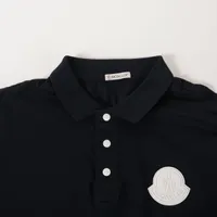 モンクレール 20年 コットン ポロシャツ XL メンズ ネイビー