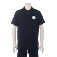 モンクレール 20年 コットン ポロシャツ XL メンズ ネイビー