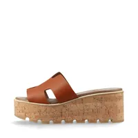 エルメス レジェンド レザー ウェッジソールサンダル 35 1/2