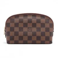 ヴィトン ダミエ ポシェットコスメティックPM N47516 ブラウン ポーチ