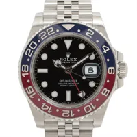 ロレックス GMTマスターⅡ 126710BLRO SS SS AT 黒文字盤 ジュビリーブレスレット