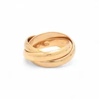 カルティエ トリニティ リング 750(YG×PG×WG) 8.3g 50 A4106527｜中古