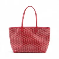 ゴヤール サンルイPM PVCxレザー トートバッグ ピンク 2025年