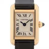 カルティエ タンク ルイ カルティエ ミニ WGTA0352 YG YG×革 QZ