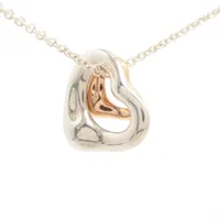 ティファニー ダブルオープンハート ネックレス 925×750 2.5g シルバー