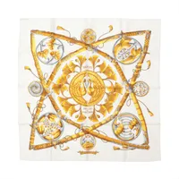 ブルガリ×荒木飛呂彦 スカーフ シルク ピンク ジョジョの奇妙な冒険