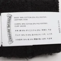 クロムハーツ リストバンド コットン×ポリエステル ブラック×ホワイト