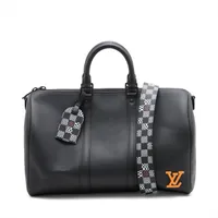 ヴィトン モノグラム ウォータープルーフ キーポル・バンドリエール55