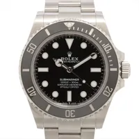 ロレックス サブマリーナー 124060 SS SS AT 黒文字盤