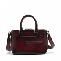 ベルルッティ エミーオ ガリバー レザー 2WAYハンドバッグ ブラウン