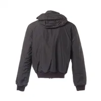 エルメス ラムスキン レザージャケット 48 メンズ パープル pa870