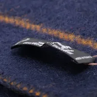 エルメス ロカバール マフラー ウール ネイビー A4108821｜中古