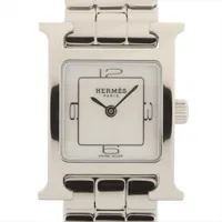 エルメス Hウォッチ HH1.110c SS SS QZ シェル文字盤 A4109073｜中古