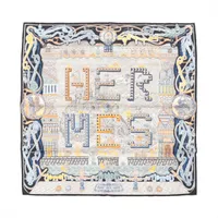 エルメス スカーフ シルク ブラック カレ70 ORIGINAL TROCADERO JAZZ