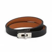 エルメス ミニケリードゥブルトゥール U:2022 ブレスレット T2 GP×革