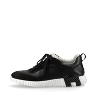 エルメス 現行品 バウンシング レザー スニーカー size 41 ブラック HERMES エルメス バウンシングスニーカー メンズ41.5 ブラック カーフ