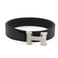 ボッテガヴェネタ ホースビット ベルト レザー ブラック 2連ベルト