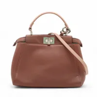 フェンディ ピーカブーレギュラー セレリア レザー×パイソン