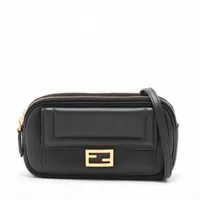 FENDI バッグ Fendi baguette Leather Chain Shoulder Bag Black 8BS044 ZZ025498