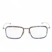 金子眼鏡 KV-85 メガネ 46□23 アセテート×チタン ブラック×ブルー