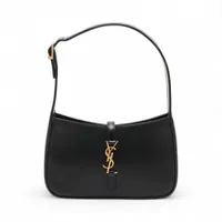 SAINT LAURENT PARIS(サンローランパリ) ショルダーバッグ美品  ル・サンカセット 657228 黒 レザー サンローランパリ ル サンカセット ソフトグレインレザー ショルダー