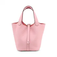 エルメス ピコタンロック18 PM トリヨンクレマンス ローズサクラ シルバー金具 K:2025年