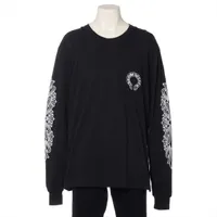 【希少 入手困難】クロムハーツ　フローラルクロス ホースシュー ロンT CHROME HEARTS クロムハーツ フローラルクロス ホースシュー ロンT