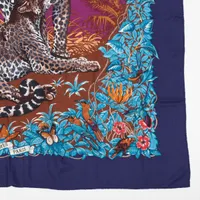 エルメス カレジェアン JUNGLE LOVE ジャングルラブ スカーフ カシミヤ