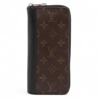 ヴィトン モノグラムマカサー ジッピーウォレットヴェルティカル