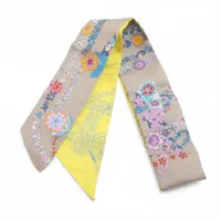 エルメス ツイリー Coup de Fouet au Bloc 鞭 スカーフ シルク ピンク