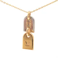 ヴィトン M80137 エセンシャル V LE0280 ネックレス GP ピンクゴールド