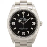 ロレックス エクスプローラー36 124270 SS SS AT 黒文字盤