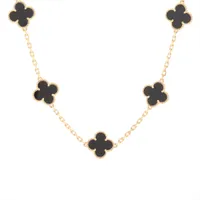 ヴァンクリーフ&アーペル ヴィンテージアルハンブラ 10P オニキス