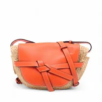 最終価格　8月末まで　LOEWE ロエべ　ゲート　ショルダーバッグ　ラフィア 最終価格8月末までLOEWE ロエべゲートショルダーバッグラフィア