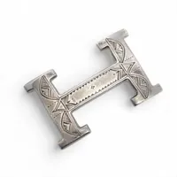 エルメス アニマルキーチャーム カバ キーホルダー レザー×925