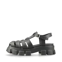 プラダ ラバー サンダル 7 メンズ カーキ G36921 モノリス 三角ロゴ