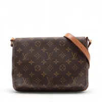 ヴィトン モノグラム ミュゼットタンゴ M51257 ブラウン