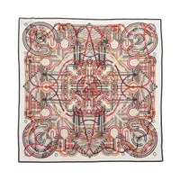 エルメス カレ90 スカーフ シルク ブルー Le CAVALIER A LA TROMPETTE