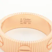 カルティエ ラブ アンリミテッド リング 750(PG) 9.6g 59 A4118890