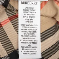 バーバリー ノバチェック バケットハット M ポリエステル ベージュ